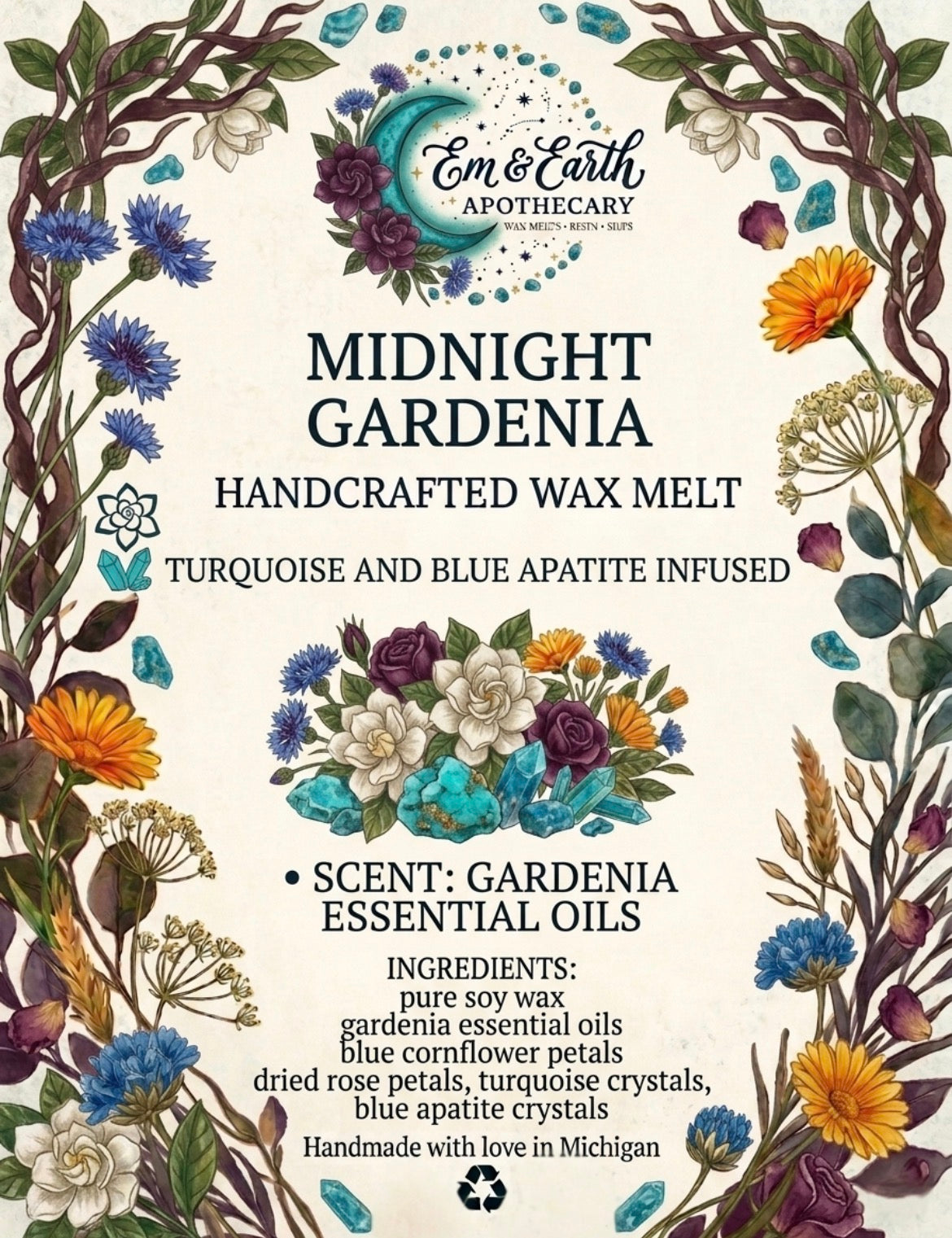 Midnight Gardenia Wax Melt