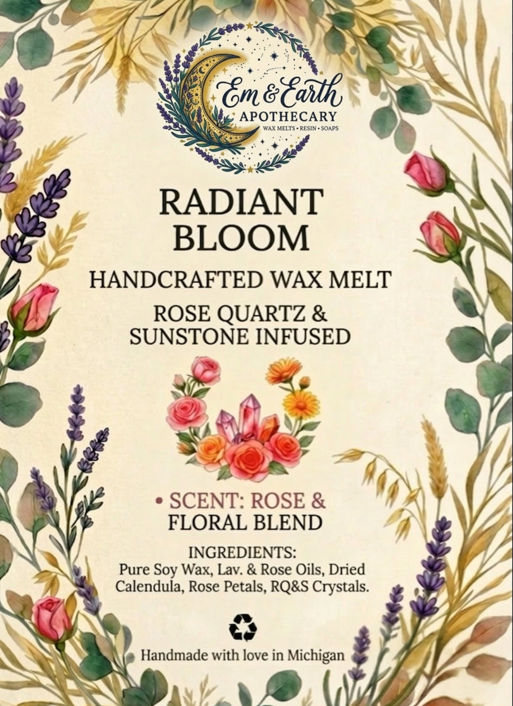 Radiant Bloom Wax Melt