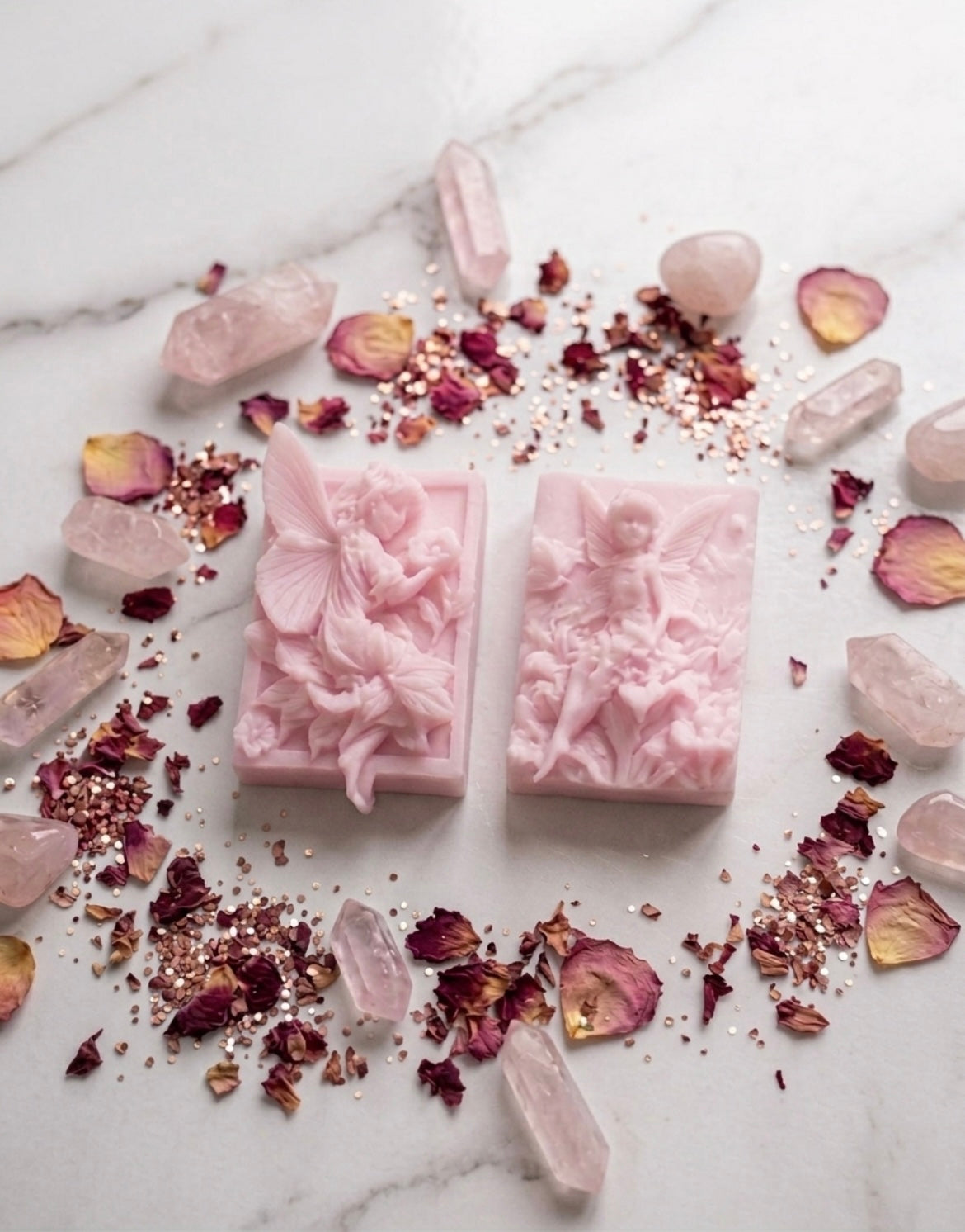 Enchanted Rose Fairy Goat Milk Soap Set