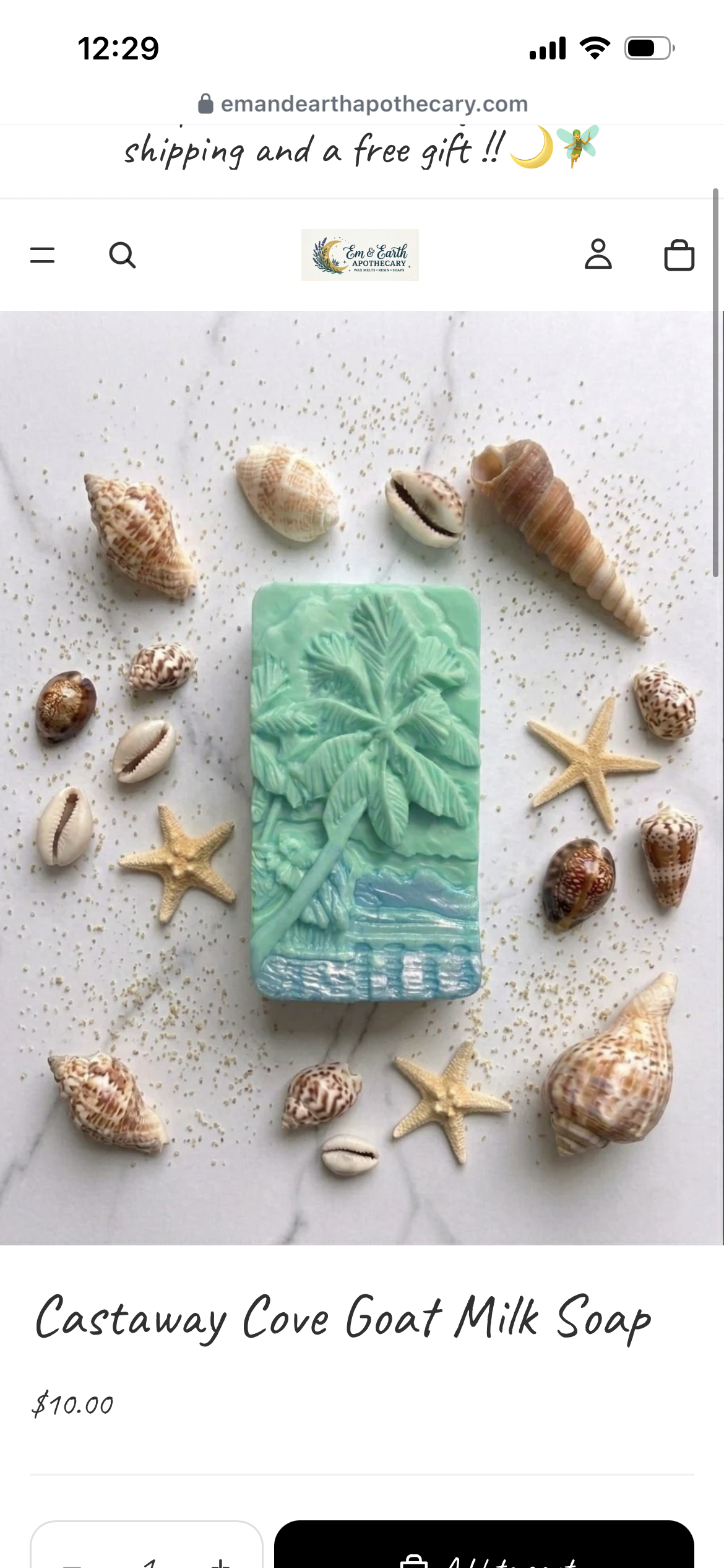 Castaway Cove Goat Milk Soap